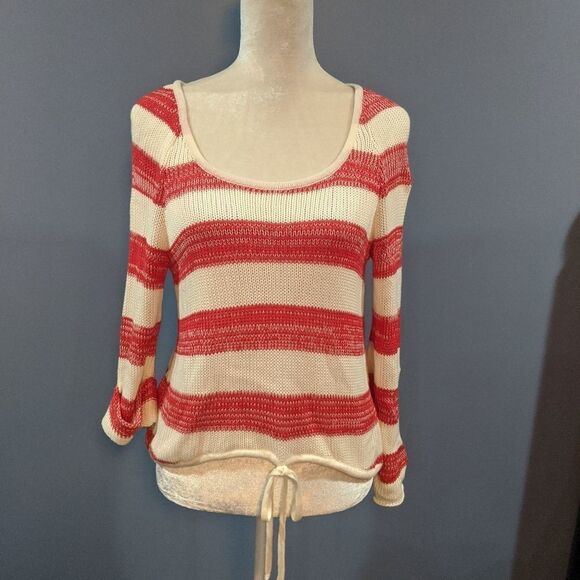 Dolce Vita Red & White Sweater size XS - Picture 1 of 6